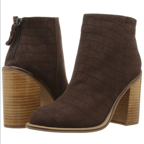 Kelsi Dagger Women's Huron Brown Suede Ankle Booties Size 9.5 NEW - Picture 5 of 5